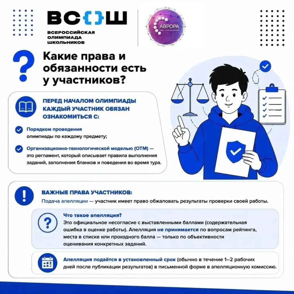 🔥 Уже совсем скоро стартует новый сезон Всероссийской олимпиады школьников!