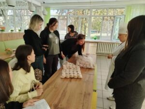 Традиционный День открытых дверей в школьной столовой.